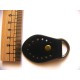 paire de boucles cuir synthétique pour anse de sac 35mmx50mm (noir)