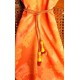 Embrasse rideau Tirette (orange & jaune)