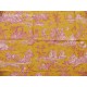 SC2 : Tissu 150L Delices des 4 saisons (toile, rose fond jaune) par 50cm