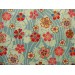 coupon tissu Japonais 55x49cm petite sakura fleur ciel 46