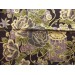 coupon tissu Japonais 55x49cm chariot boite fleur doré noir 82 [TAIKA]