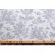 tissu au mètre : Toile de Jouy MINI PASTORALE (petit, girs fd ivoire)