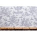 tissu au mètre : Toile de Jouy MINI PASTORALE (petit, gris fd ivoire)