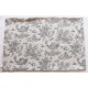 tissu coupon : Toile de Jouy MINI PASTORALE (petit, gris fd beige)